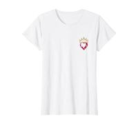 Maglietta Disney Descendants 2 Evie Heart Crown Maglietta, Donna, Bianco, S