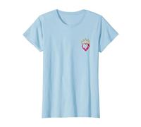 Maglietta Disney Descendants 2 Evie Heart Crown Maglietta, Donna, Celeste, 3XL
