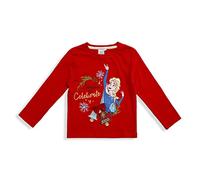 Maglietta Disney Frozen Elsa Maniche Lunghe Natalizia Bambina per Natale 5565
