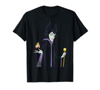 Maglietta Disney La Bella Addormentata Malefica Outline Flame Maglietta