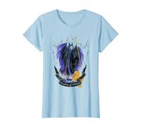 Maglietta Disney La Bella Addormentata Strega Mistress Of Evil Maglietta, Donna, Celeste, XS