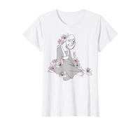 Maglietta Disney Mulan Sketch Floral Graphic Maglietta