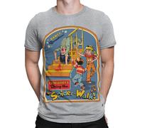 Maglietta divertente a tema Everybody?s Doing The Spider-Walk anni 70 #SR#T433