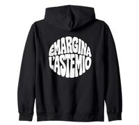 Maglietta Divertente Alcol Scritta Emargina l'astemio Felpa con Cappuccio