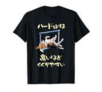 Maglietta divertente, Beagle, ostacolo per cani, da uomo, per amanti dei cani, carina, divertente, divertente, vestiti, regalo Maglietta