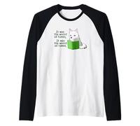 Maglietta Divertente Cane Meme - Peggiori Tempi Citazione Maglia con Maniche Raglan