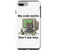 Maglietta divertente con programmatore My Code Works Custodia per iPhone 7 Plus/8 Plus