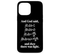 Maglietta divertente con scritta "And God Said (And Then There Was Light) Custodia per iPhone 13 Pro Max