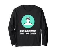 Maglietta divertente con scritta "Brain Surgery Recovery" Maglia a Manica