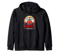 Maglietta Divertente con Scritta I Don't Quit I Restarard Felpa con Cappuccio