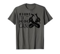 Maglietta divertente con scritta "If I Can't Fix It No One Can Dad Shirt Gifts Maglietta