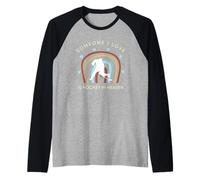 Maglietta divertente con scritta in inglese "someone I love plays" a hockey in Maglia con Maniche Raglan
