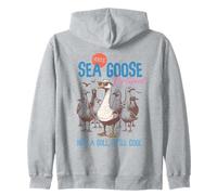 Maglietta divertente con scritta in lingua inglese "Not a Gull Still Cool" Felpa con Cappuccio