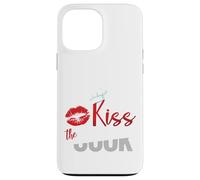 Maglietta divertente con scritta "Kiss The Culinary Chef Cook Baker" Custodia per iPhone 13 Pro Max