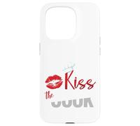 Maglietta divertente con scritta "Kiss The Culinary Chef Cook Baker" Custodia per iPhone 15 Pro