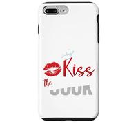 Maglietta divertente con scritta "Kiss The Culinary Chef Cook Baker" Custodia per iPhone 7 Plus/8 Plus