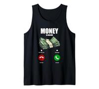 Maglietta divertente con scritta "Money Is Calling" Canotta