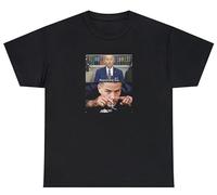 Maglietta divertente con scritta "Repeat The Line" di Joe Biden Hunter Biden Cocaina Repubblicana Meme Humor Tee, nero, XL