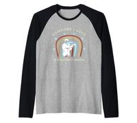 Maglietta divertente con scritta "someone I love is shooting in heaven" Maglia con Maniche Raglan