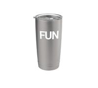 Maglietta divertente con scritta "That Says Fun", un design che dice divertimento Bicchiere termico in acciaio inox doppia parete