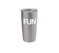 Maglietta divertente con scritta "That Says Fun", un design che dice divertimento Bicchiere termico in acciaio inox doppia parete