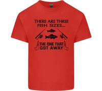 Maglietta Divertente Da Pesca Per Bambini Con Tre Taglie Di Pesci