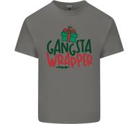 Maglietta Divertente Di Natale Per Bambini Gangsta Wrapper Ragazzi E Ragazze