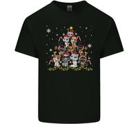 Maglietta Divertente Di Natale Per Gatti Per Bambini Ragazzi E Ragazze