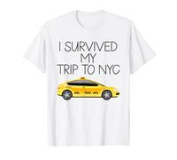 Maglietta divertente I Survived My Trip to New York Maglietta