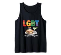 Maglietta divertente LGBT Let's Get Brunch Together Canotta