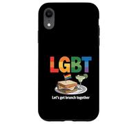 Maglietta divertente LGBT Let's Get Brunch Together Custodia per iPhone XR