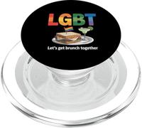 Maglietta divertente LGBT Let's Get Brunch Together PopSockets PopGrip per MagSafe