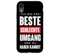 Maglietta Divertente Migliore Cattiva Influenza Humor Regalo Custodia per iPhone XR