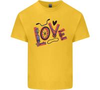 Maglietta Divertente Per Bambini Amanti Della Bicicletta