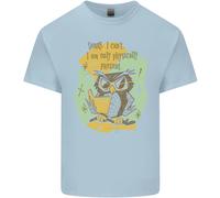 Maglietta Divertente Per Bambini Con Gufo Lettore Di Libri