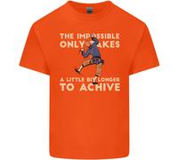 Maglietta Divertente Per Bambini Scalatori Rock Climbing L'Impossibile