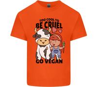 Maglietta Divertente Vegan Vegetariana Per Bambini Che Scoreggiano