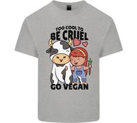 Maglietta Divertente Vegan Vegetariana Per Bambini Che Scoreggiano