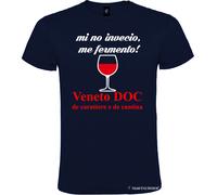 Maglietta divertente Veneto DOC - Mi no invecio, me fermento T-shirt unisex