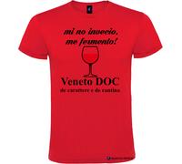 Maglietta divertente Veneto DOC - Mi no invecio, me fermento T-shirt unisex