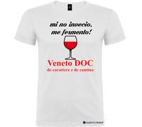Maglietta divertente Veneto DOC - Mi no invecio, me fermento T-shirt unisex