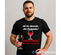 Maglietta divertente Veneto DOC - Mi no invecio, me fermento T-shirt unisex