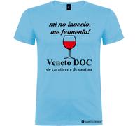 Maglietta divertente Veneto DOC - Mi no invecio, me fermento T-shirt unisex