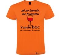 Maglietta divertente Veneto DOC - Mi no invecio, me fermento T-shirt unisex