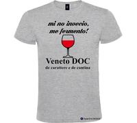 Maglietta divertente Veneto DOC - Mi no invecio, me fermento T-shirt unisex