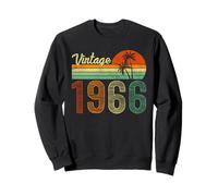 Maglietta Divertente Vintage Born in 1966 Years Old 59th Birthday Gifts Felpa