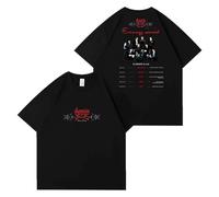 Maglietta Dominate, 2025World Tour Magliette in Cotone Stay Merch for Donne Ragazze Uomini(Black-2,M)