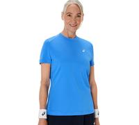 Maglietta Donna Asics Court Short Sleeve - Blu (XS)