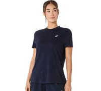 Maglietta Donna Asics Court Short Sleeve - Blu (XXL)