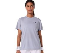 Maglietta Donna Asics Court Short Sleeve - grey blue - Blu (M)